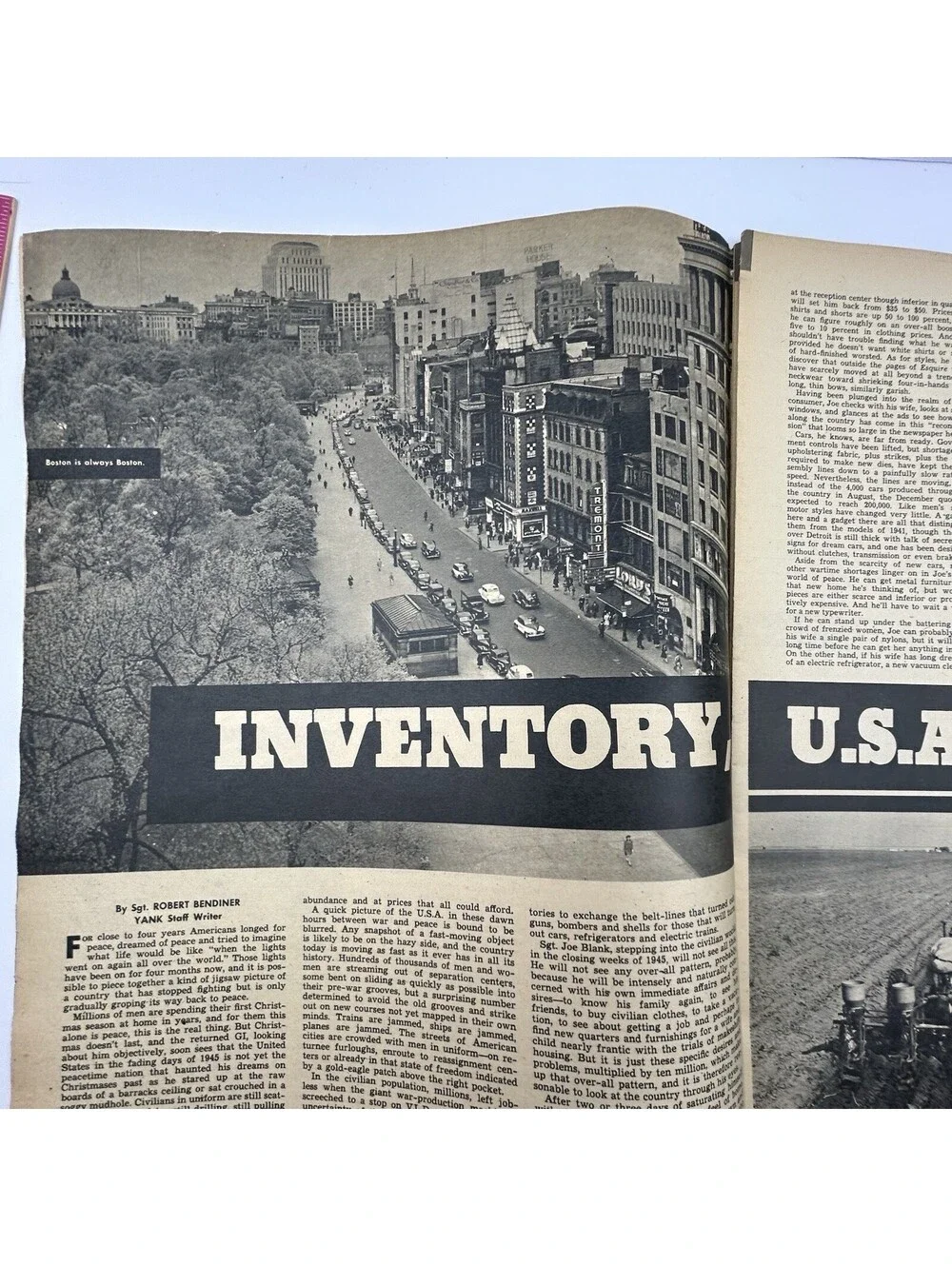1945 YANK The Army Weekly Magazine Final Issue Honorable Discharge Cover Vol.4